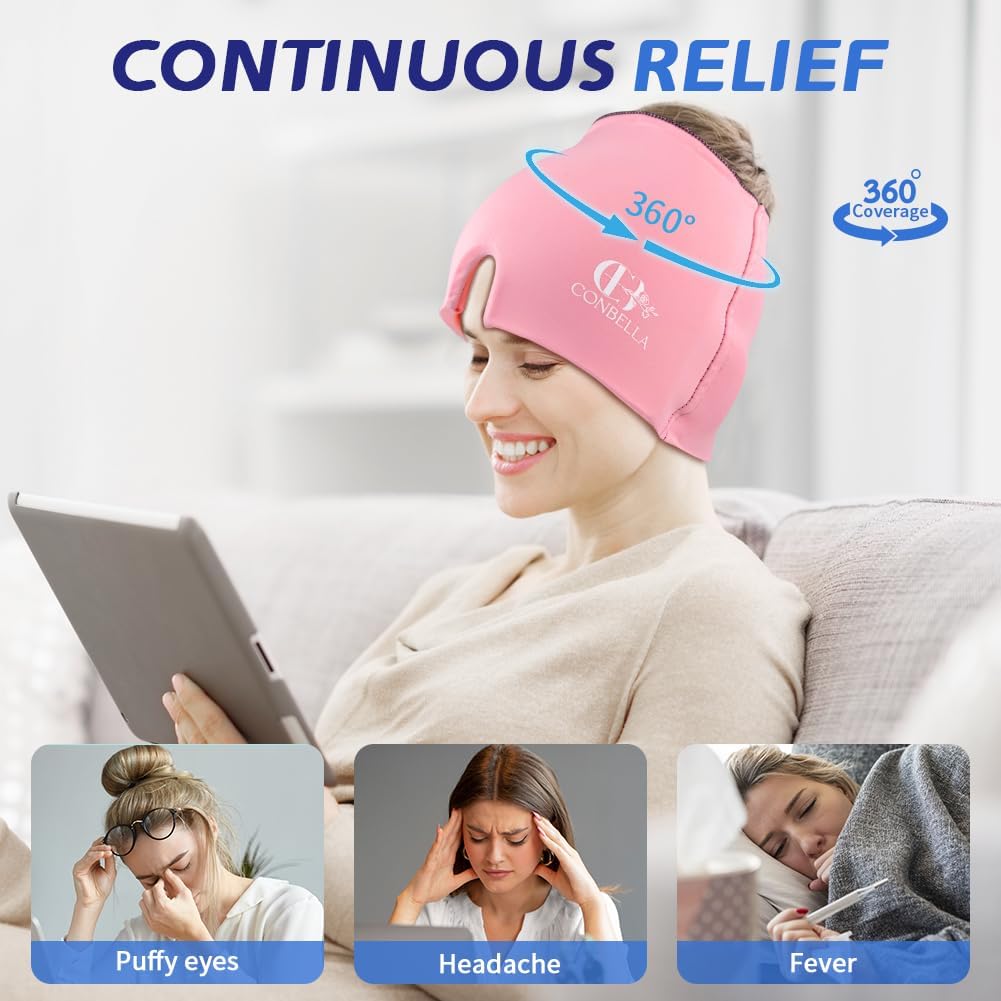 Pain Relief Cap with Magic Gel – Migraine, Headache & Stress Relief